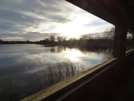 view of long reach from Bess's hide