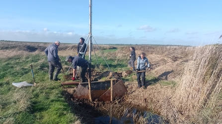 Site works at Stanny Marshes – Andrew Excell 