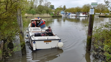 Special thanks should be given to Colin the broads authority ranger who gave them all a lift over to the Waveney River Centre for a hearty full English breakfast which was enjoyed by all. 