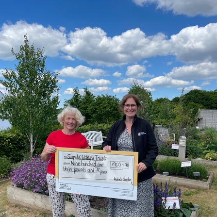 Katie's Garden raised £903.70 for Suffolk Mind