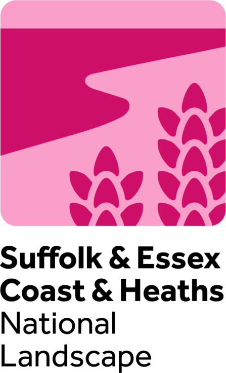 Suffolk & Essex Coast & Heaths National Landscape Logo 