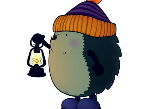 Hedgehog lantern parade