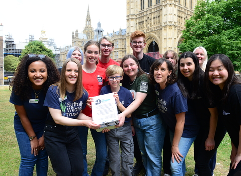 Youth Board members from the Wildlife Trusts 