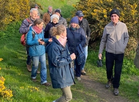 Green Snape Community Group visiting Martlesham Wilds. Image credit: Lesley Walduck