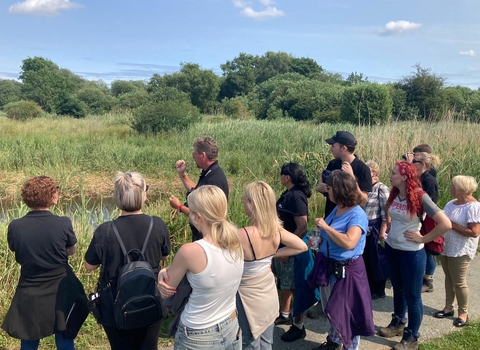 Centre staff and volunteers tour of Carlton